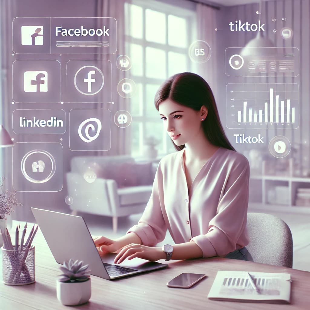 Wirtualna asystentka obsługująca social media